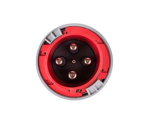Wtyczka przenośna 125A 4P 400V czerwona IP67 POWER TWIST 044-6