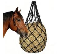 WTYPOPK Slow Feed Hay Nets for Horses - Durable Horse Hay Net with Small Hole Design, Hanging Hay Feeder Bag for Stall, Paddock & Trailer - Safe Feeding Solution for Horses (1PCS / Black)