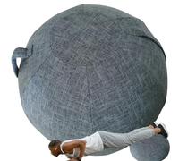 WTZHHK 65cm Exercise Ball Pregnancy Cover for Yoga Ball, Pilates Chair, Swiss Ball, Home, Office, Machine Washable【Ball not included】 (Color : Navy Blue)
