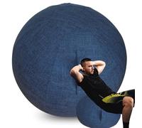 WTZHHK Exercise Ball Chair Cover, Blue, 75CM