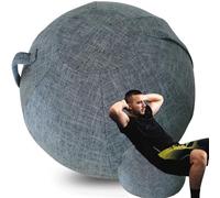WTZHHK Exercise Ball Chair Cover, Navy Blue, 65CM
