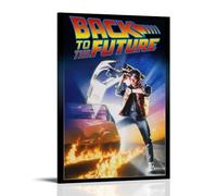 WTZRFV Back to The FutureMotivational Wall Art Inspirational Posters Print Canvas Home Living Room Bedroom Decor Modern DesignsFrame-style24x36inch(60x90cm)