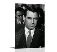 WTZRFV Cary GrantMotivational Wall Art Inspirational Posters Print Canvas Home Living Room Bedroom Decor Modern DesignsFrame-style08x12inch(20x30cm)