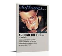 WTZRFV Deftones Around The FurMotivational Wall Art Inspirational Posters Print Canvas Home Living Room Bedroom Decor Modern DesignsFrame-style08x12inch(20x30cm)