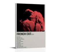 WTZRFV French Exit TV Girl AlbumMotivational Wall Art Inspirational Posters Print Canvas Home Living Room Bedroom Decor Modern DesignsFrame-style24x36inch(60x90cm)