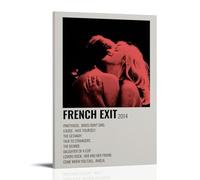 WTZRFV French Exit-TV GirlMotivational Wall Art Inspirational Posters Print Canvas Home Living Room Bedroom Decor Modern DesignsFrame-style20x30inch(50x75cm)