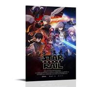 WTZRFV Honkai Star RailMotivational Wall Art Inspirational Posters Print Canvas Home Living Room Bedroom Decor Modern DesignsFrame-style16x24inch(40x60cm)