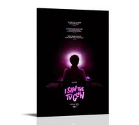 WTZRFV I Saw The TV GlowMotivational Wall Art Inspirational Posters Print Canvas Home Living Room Bedroom Decor Modern DesignsFrame-style16x24inch(40x60cm)