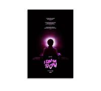WTZRFV I Saw The TV GlowMotivational Wall Art Inspirational Posters Print Canvas Home Living Room Bedroom Decor Modern DesignsUnframe-style24x36inch(60x90cm)