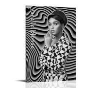 WTZRFV Janelle MonaeMotivational Wall Art Inspirational Posters Print Canvas Home Living Room Bedroom Decor Modern DesignsFrame-style24x36inch(60x90cm)