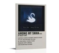 WTZRFV Mazzy Star Among My SwanMotivational Wall Art Inspirational Posters Print Canvas Home Living Room Bedroom Decor Modern DesignsFrame-style08x12inch(20x30cm)