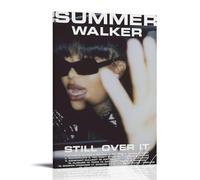 WTZRFV Still Over It Summer WalkerMotivational Wall Art Inspirational Posters Print Canvas Home Living Room Bedroom Decor Modern DesignsFrame-style12x18inch(30x45cm)