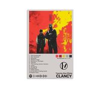 WTZRFV Twenty One Pilots ClancyMotivational Wall Art Inspirational Posters Print Canvas Home Living Room Bedroom Decor Modern DesignsUnframe-style20x30inch(50x75cm)