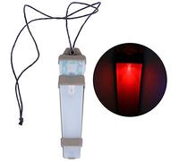 WTZWY Tactical Personal Helmet Identification Marker Light - Helmet Safety Light, Flashing Survival Signal Light for Airsoft Hiking Cycling Outdoor Sports,Red,T