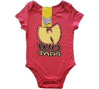 Wu Tang Clan Baby Grow Wu-Tang Logo Official Red 0 to 24 Months X-Small (0-3 months)
