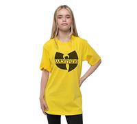 Wu Tang Clan Kids T Shirt Logo Official Yellow (Ages 3-14 yrs) XL