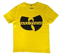 Wu-Tang Clan Logo Official Tee T-Shirt Mens Unisex (Large) Yellow