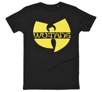 Wu Tang Clan Logo T Shirt Black Official Hip Hop Rap Music S to 5XL New