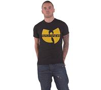 WU TANG CLAN Men's WU Tang Clan Logo Short Sleeve T-Shirt, Black, Large