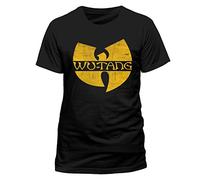 WU TANG CLAN Men's Logo T-Shirt, Black, X-Large