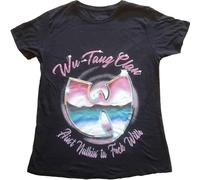 Wu-Tang Clan T Shirt Ain't Nuthing Ta F' Wit Official Womens Skinny Fit Black S