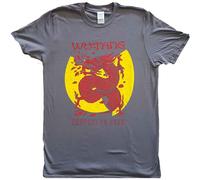 Wu Tang Clan T Shirt Inferno Logo new Official Mens Charcoal Grey