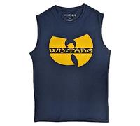 (M, Blue) Wu-Tang Clan Katana Logo Muscle Tank