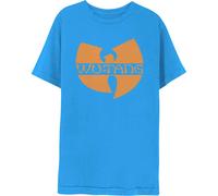 (M, Blue) Wu-Tang Clan Katana Logo T Shirt