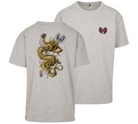 Wu-Wear Dragon Tee T-Shirt Top Shirt Backprint Dragon Art Cotton