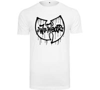 Wu-Wear Dripping Logo Tee T-Shirt Top Shirt Graffiti Basic Men
