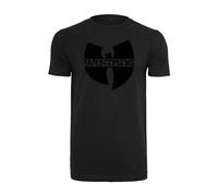 Wu Wear Men's Black Logo T-Shirt, Noir, XL