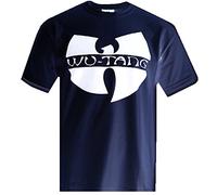 Wu-Wear Wu Logo Tee T Shirt T-Shirt M-3XL Wu-Tang Clan(Navy,XXL)