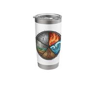 Wu Xing Five Elements Qigong Stainless Steel Insulated Tumbler