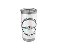 Wu Xing Five Elements Qigong Yin Yang, Calm in Flow Stainless Steel Insulated Tumbler