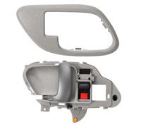 wuangki Interior Door Handle W/Bezel, Front or Rear Left Driver Side Compatible with 1995-2002 Chevy Truck Suburban Tahoe, GMC Truck Suburban Yukon, Escalade, OE# 15708051, 15708043, Gray, 1PCS