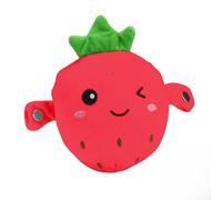 wuayi Interactive Music Plush Toy, Soft Sensory Musical Stuffed, Body-Sensing Plush Toy with Piano and Strawberry Metronome Sounds, Educational Musical Gift into Entertainment (Red, m)
