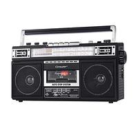 WUBAILI Portable Bluetooth Cassette Player, Retro Radio And Recorder with AM/FM/SW1/SW2, Cassette Tape To MP3 Save To USB Flash Disk Directly -No Need PC
