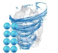 WUBAYI 12 Pieces Lint Balls Washing Machine with Hook Design - Pet Hair Remover Washing Machine Accessories, Reusable Lint Screens for Washing Machine & Dryer, Gentle on Clothes (Blue)