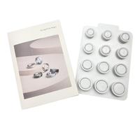 WUBAYI 12-Size Ring Sizing Kit - Accurate Ring Sizer Measurement Tool for Men & Women - Size Before You Buy to Prevent Wrong Fits - Complete 1 Set Kit