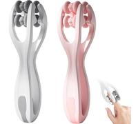 WUBAYI 2-Pack Hand and Finger Massager, Double-Sided Massage Roller, for Arthritis and Pain Relief
