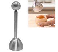 WUBAYI Stainless Steel Egg Topper - Precision Cracker & Shell Breaker for Boiled Eggs, Easy Peel Slicer for Breakfast & Cooking