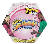 Wubble Super Bubble Ball - Pink | Looks Like a Bubble, Plays Like a Ball! | Inflates to 80cm Tall | Pump not Included | Outdoor Garden Toys | Ages 6+