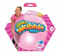 Wubble Super Bubble Ball - Pink (With Pump) | Looks Like a Bubble, Plays Like a Ball! | Inflates to 80cm Tall | Outdoor Garden Toys | Ages 6+