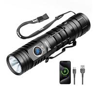 WUBEN C2 Torch Rechargeable 2000 Lumens, Pocket Torch Flashlight 7 Modes, IP68 Waterproof Tactical Torch for Emergencies, Outdoor, Hiking
