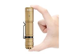 WUBEN C3 LED Torche Super Bright Rechargeable 1200 Lumens, Tactical Mini Flashlight Powerful Torch Battery Powered, IP68 Waterproof Pocket Handheld Flashligh for Camping, Hiking, Emergency (Khaki)