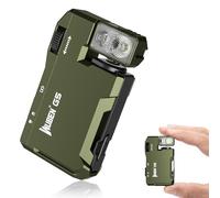 WUBEN G5 Rechargeable Torch, 400 Lumens Super Bright EDC Small Torch with RGB Light, Mini Magnetic Keychain Torch, Lightweight Small Camping Flashlight for Outdoor Home Emergencies (Green)