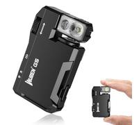 WUBEN G5 Rechargeable Torch, 400 Lumens Super Bright EDC Small Torches with RGB Light, Mini Magnetic Keychain Torch, Lightweight Small Camping Flashlight for Outdoor Home Emergencies (Black)