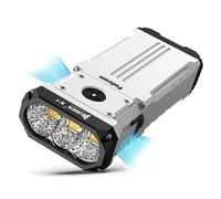 WUBEN X1 LED Torch 12000 Lumens, Extremely Bright Flashlight Type-C Rechargeable EDC Torch, 3 XHP 70.2 6000 K with Holster, 7 Light Modes Cooling, for Hiking, Exploring, Campin, Emergency