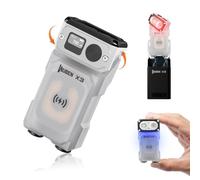 WUBEN X3 Mini Torch with Rechargeable Charging Box 180 Degree EDC Keychain Torch Twist Ip65 Waterproof Magnet Pocket Torch 10 Mode Type-C Lanyard for Camping, Outdoor, Inspection, Gift
