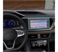 WUCHENGHH Car GPS Navigation Screen Protector for VW Taos T-Cross 2022, Tempered Glass Protective Film Infotainment Touch Screen Accessories